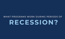 Illustrating the Value of programs Implemented During Periods of Recession and Recovery