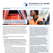 Download Pathways to Work: Overview of the Research